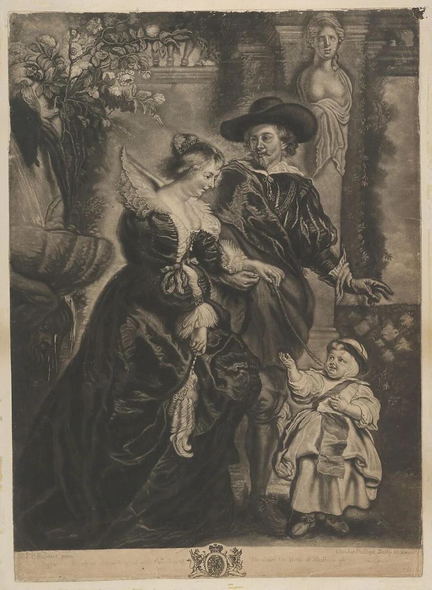 Rubens, his wife Helena Fourment, and their Child — Charles Phillips|Peter Paul Rubens|Helena Fourment|Peter Paul Rubens|Frans Rubens