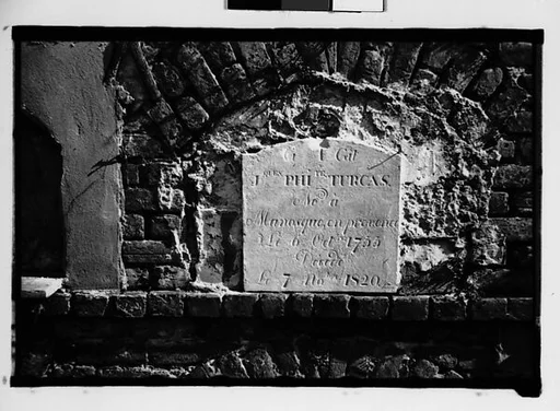 [Wall Tomb Plaque, New Orleans, Louisiana]