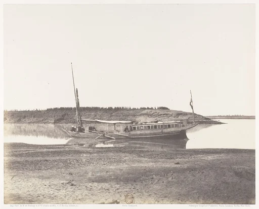 Louksor, Petit Bras du Nil - Barque de Voyageurs