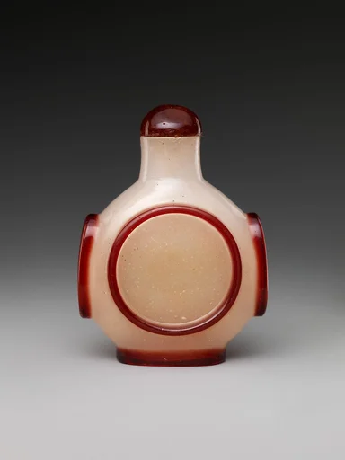 清  料器鼻煙壺|Snuff bottle