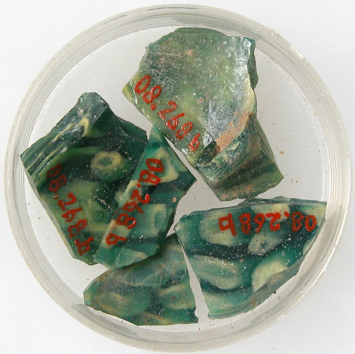 Glass Fragments — Unknown