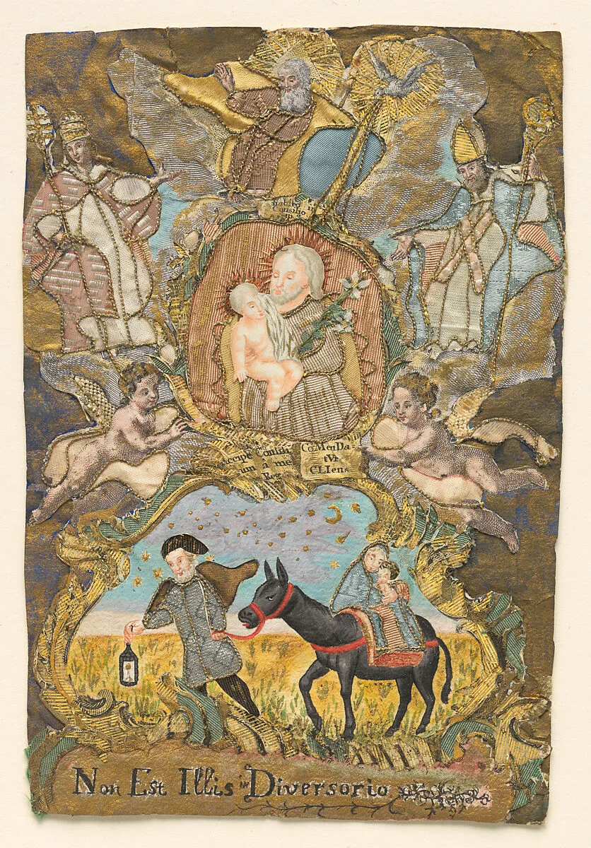 Saint Joseph with the Christ Child — Anonymous, German, 18th century