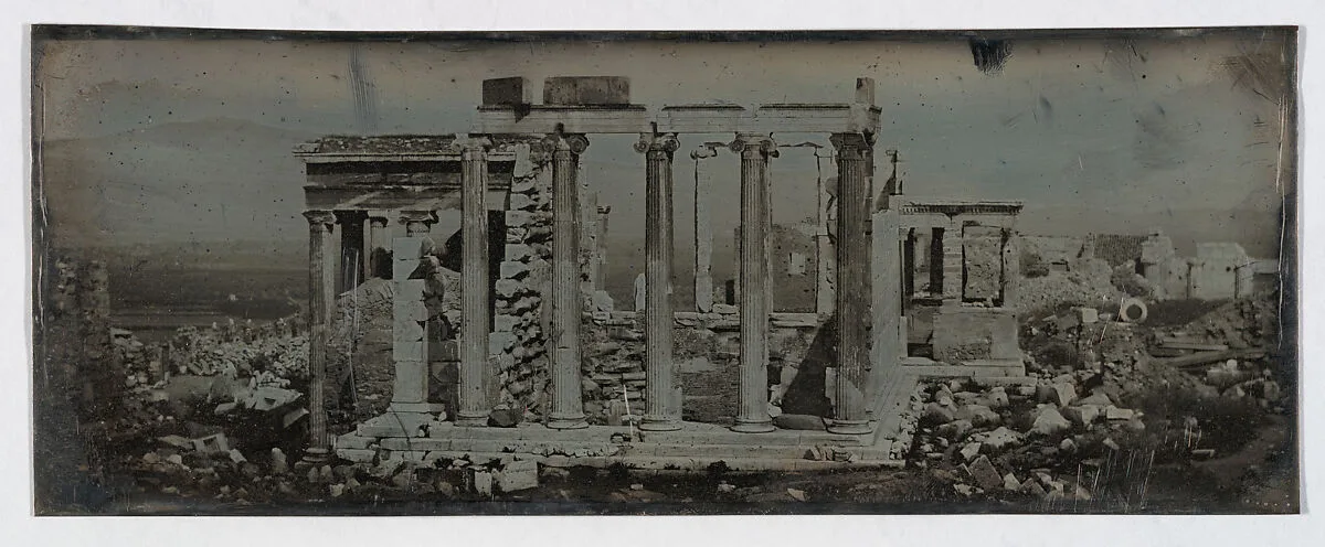 Erechtheion, Athens (62. Athènes. 1842. T. de Minerve Poliade.) — Joseph-Philibert Girault de Prangey