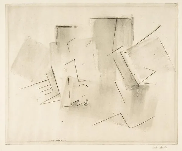 Movement – Grain Elevators — John Marin