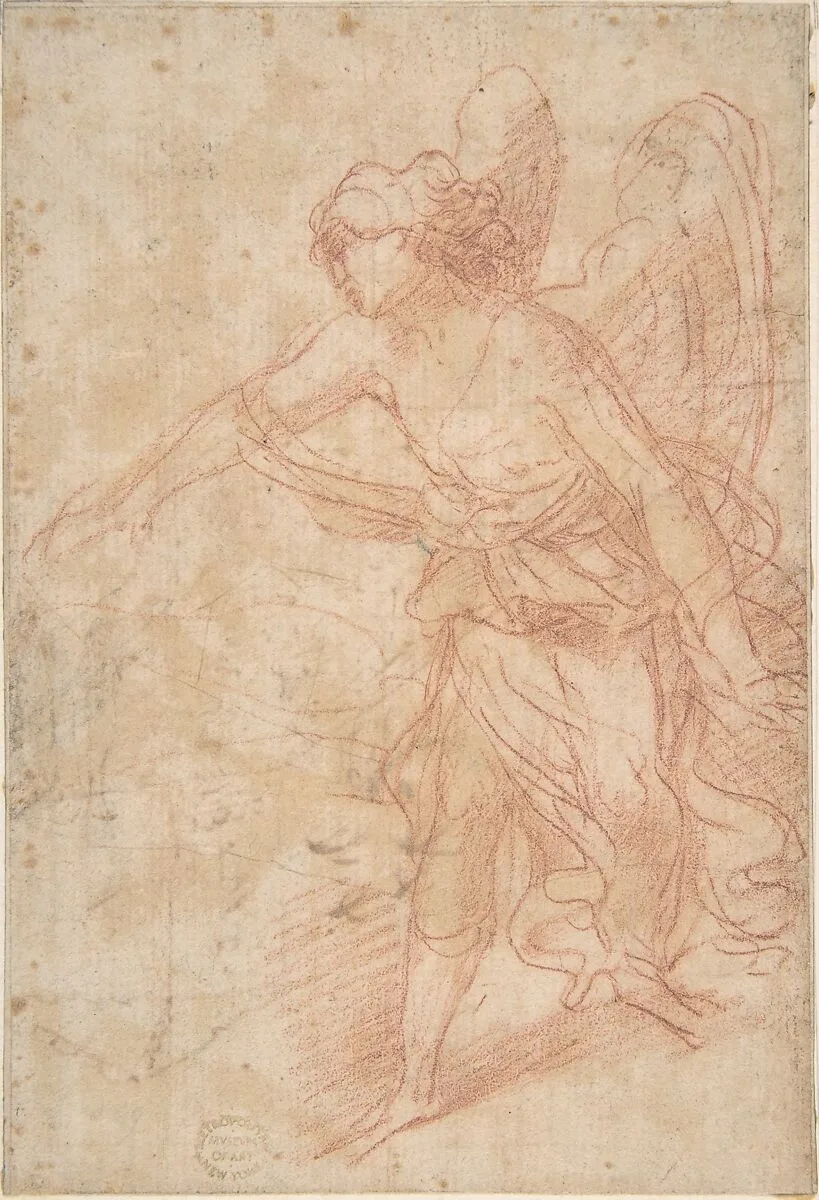 An Angel — Anonymous, Italian, Roman-Bolognese, 17th century