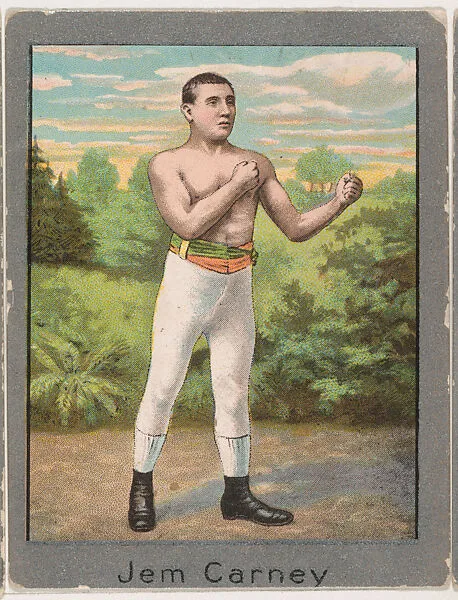 Jem Carney, from the Champion Athlete and Prize Fighter series (T220), issued by Mecca and Tolstoi Cigarettes — Tolstoi Cigarettes|Mecca Cigarettes
