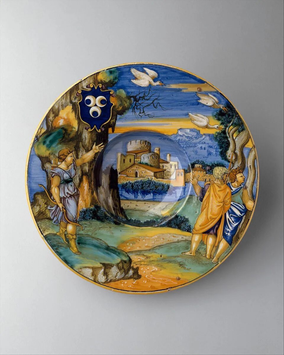 Plate (tondino) — Francesco Xanto Avelli da Rovigo