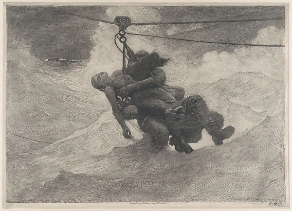 The Life Line — Winslow Homer|Charles S. White