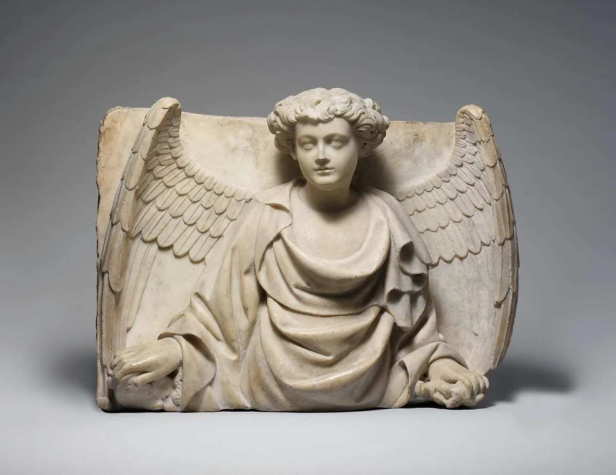Relief with Half Figure of an Angel — Unknown