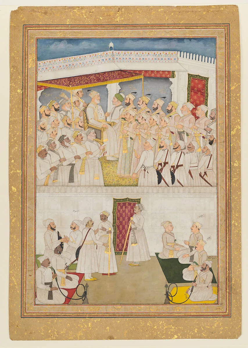 Darbar of Alivardi Khan at Murshidabad's Court — Unknown