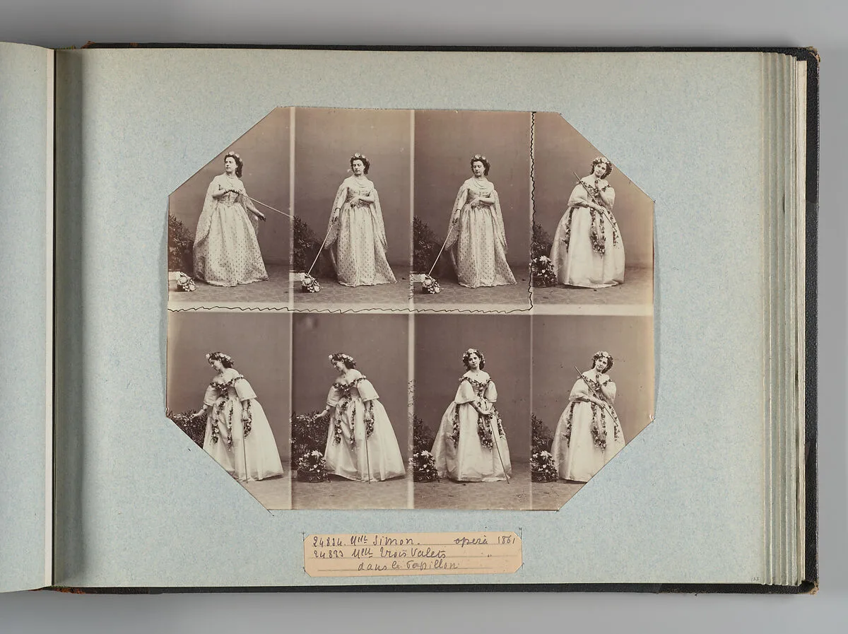 Mlle Simon; Mlle Troisvalets — André-Adolphe-Eugène Disdéri