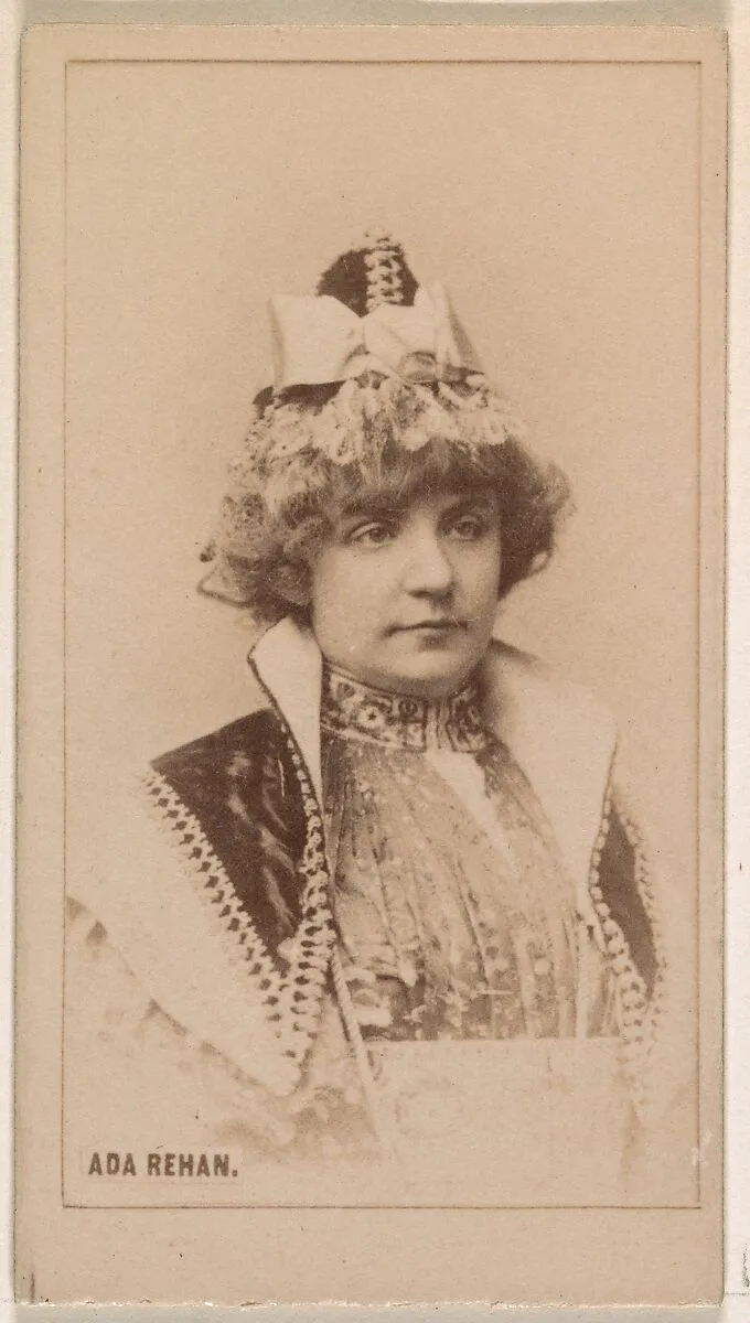 Ada Rehan, from the Actresses series (N245) issued by Kinney Brothers to promote Sweet Caporal Cigarettes — Kinney Brothers Tobacco Company