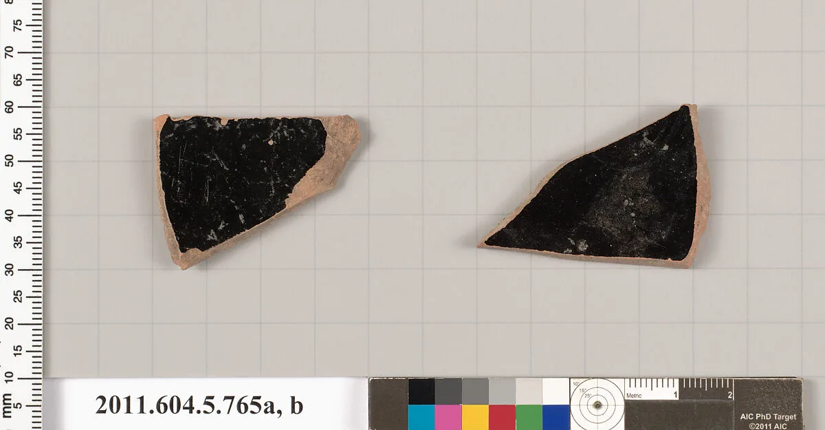 Terracotta fragments of kylikes (drinking cups) — Unknown