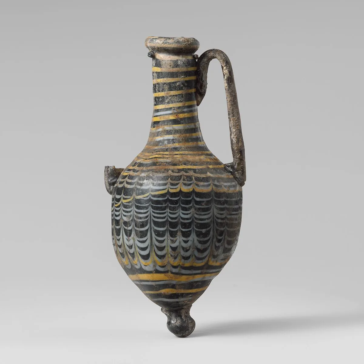 Glass amphoriskos (perfume bottle) — Unknown