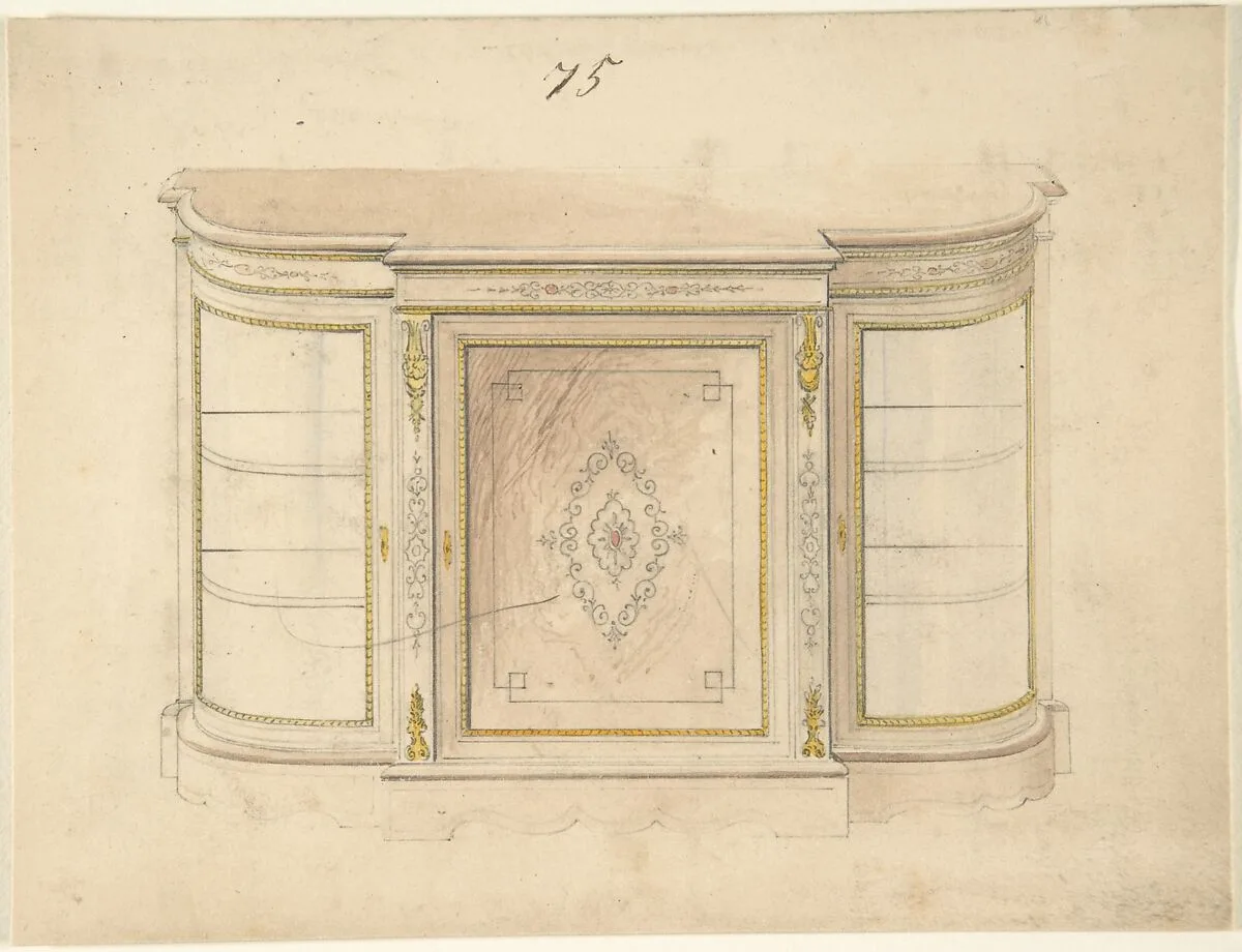 Cabinet Design — Anonymous, British, 19th century