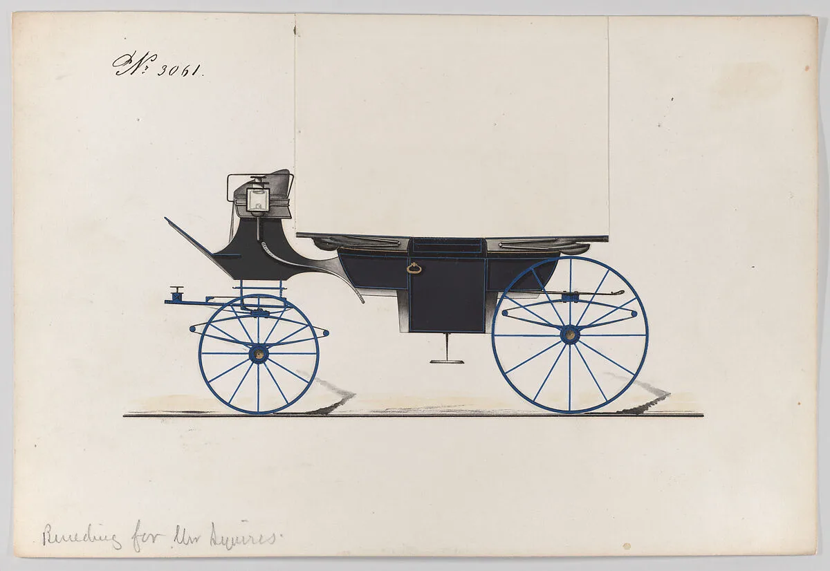 Design for Landau, No. 3061 — Brewster & Co.