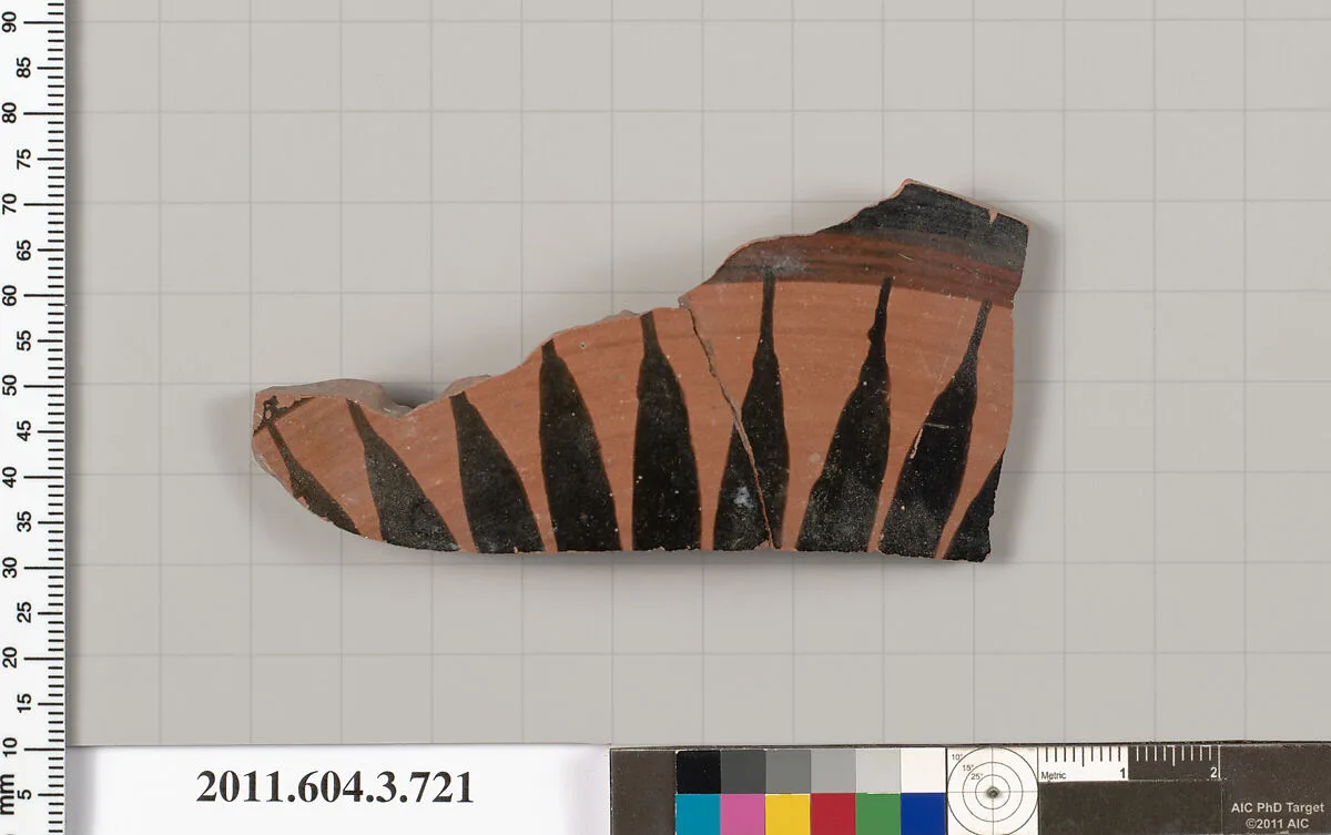 Terracotta fragment of a hydria (water jar) — Unknown