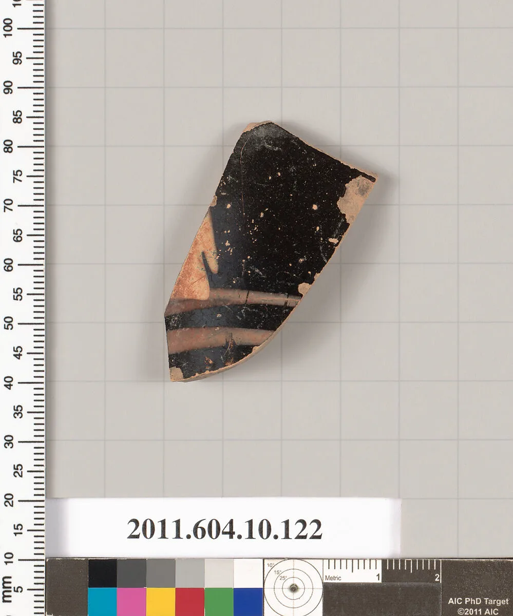 Terracotta fragment of a closed shape — Unknown