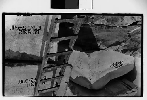 [Rocks and Ladder in Quarry]
