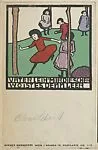 Children's Games: "Father, Lend Me the Scissors, Where Is a Tree That's Free?" (Vater Leih' Mir Die Scher, Wo Ist Es Denn Leer) — Mela Koehler|Wiener Werkstätte