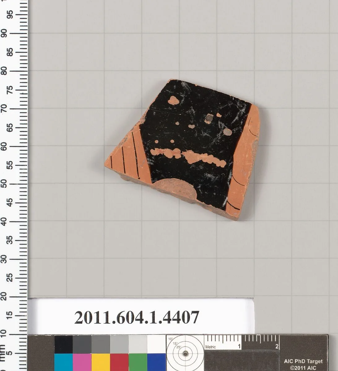 Terracotta fragment of a kylix (drinking cup) — Unknown