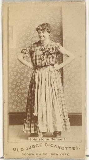 Johnstone Bennett, from the Actors and Actresses series (N171) for Old Judge Cigarettes