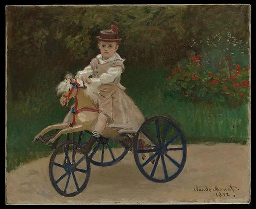 Jean Monet (1867–1914) on His Hobby Horse