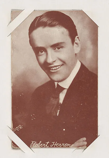 Robert Herron from Movie Stars Exhibit Cards series (W401) — Unknown