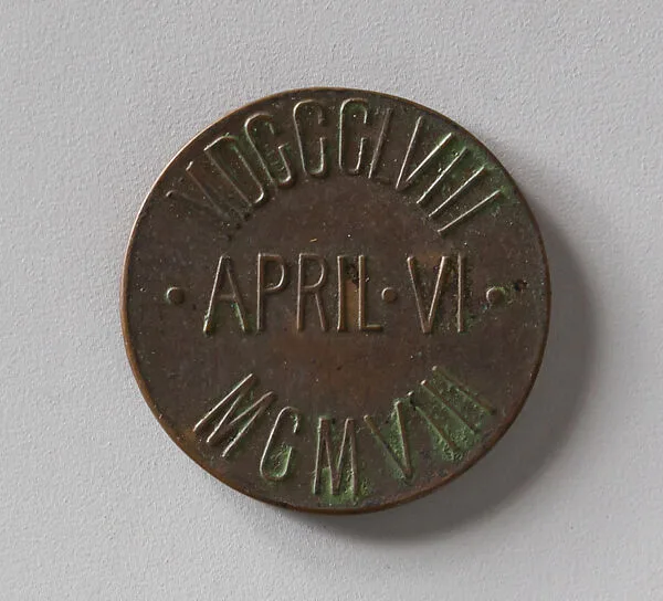 Jubilee of the American Numismatic Society — Victor David Brenner