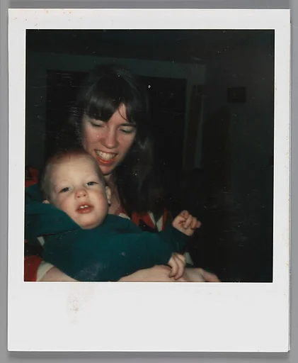[Unidentified Woman with Baby, Old Lyme, Connecticut]