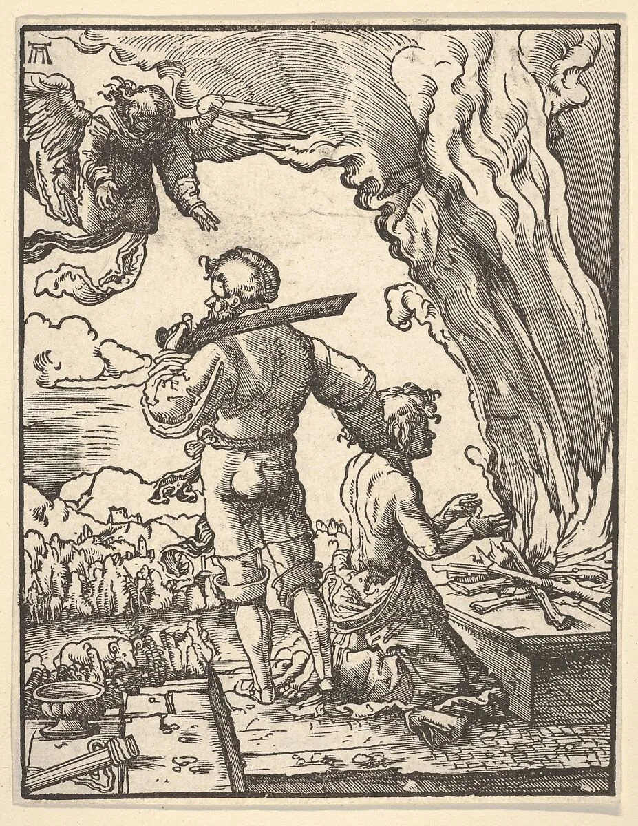 Abraham's Sacrifice — Albrecht Altdorfer