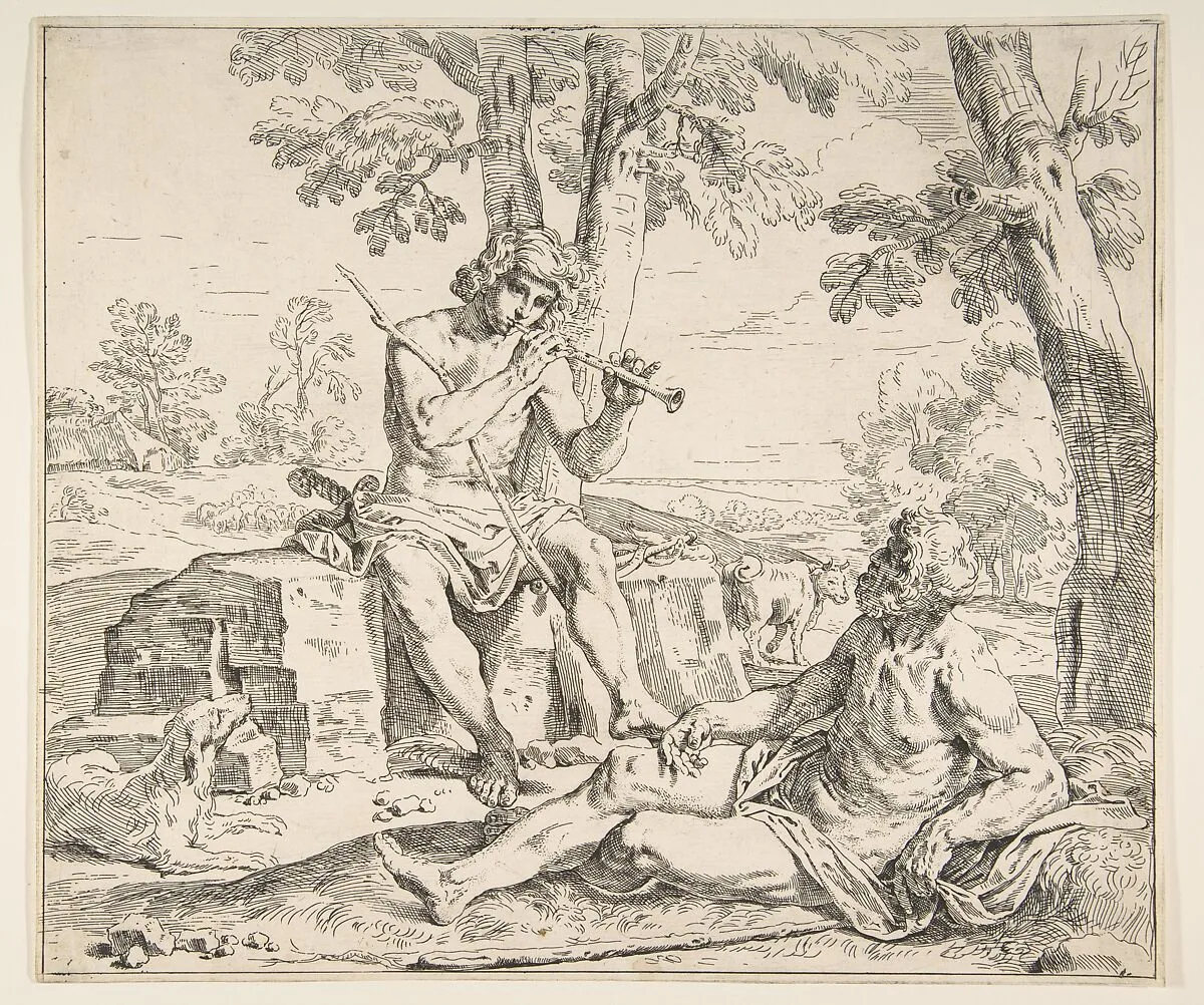 Mercury and Argus — Simone Cantarini