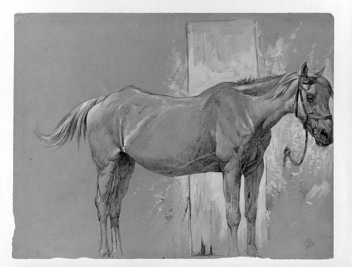 Horse, Fort Stanton, New Mexico — Peter Moran