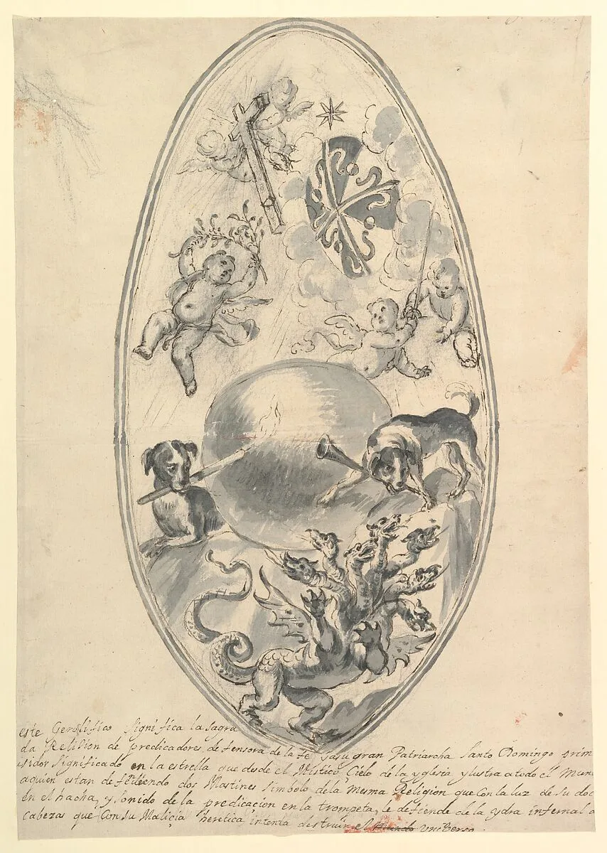 Allegory of Heaven and Hell — Claudio Coello