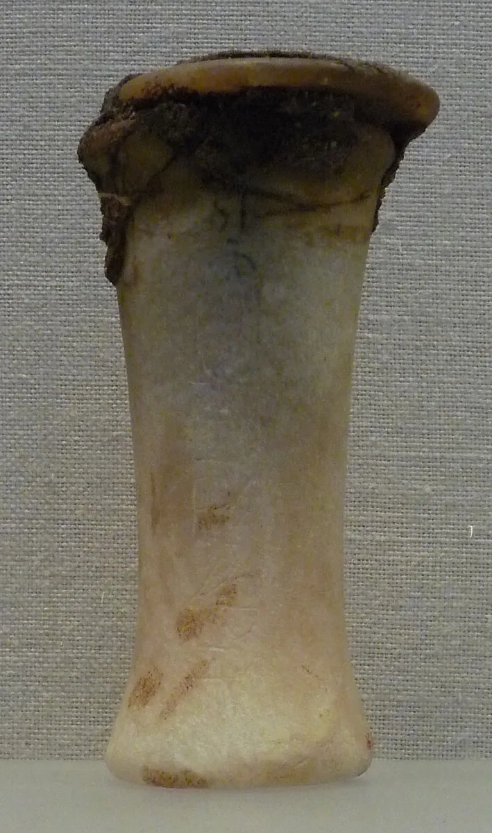 Inscribed Ointment Jar From Foundation Deposit 2 of Hatshepsut's Valley Temple — Unknown
