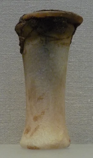 Inscribed Ointment Jar From Foundation Deposit 2 of Hatshepsut's Valley Temple