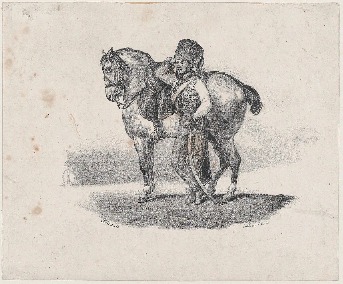 The Trumpet of the Hussards — Théodore Gericault