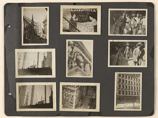 [Album Page: Financial District, Wall Street Vicinity, Manhattan]