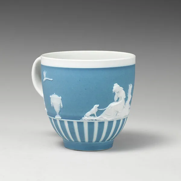 Pair of cups (part of a set) — Josiah Wedgwood and Sons|Laurence Sterne