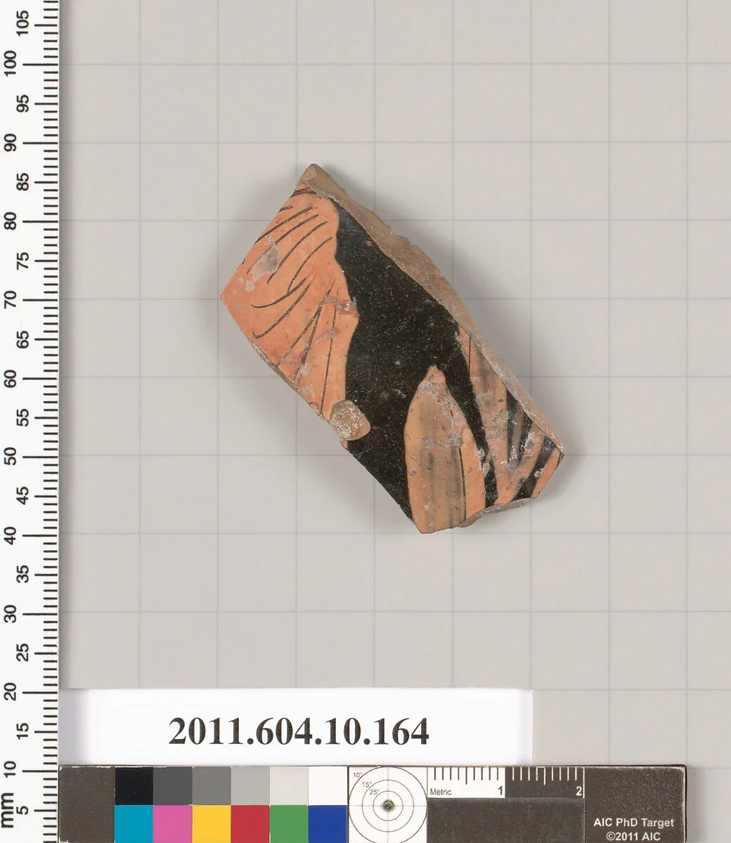 Terracotta fragment of a skyphos (deep drinking cup) — Unknown