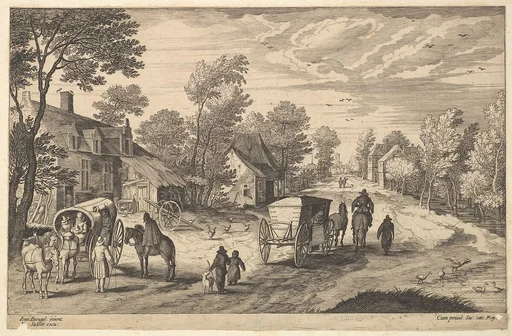 Path Through a Village