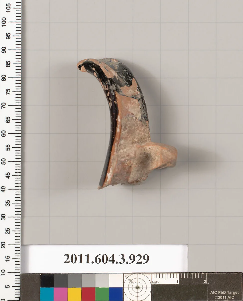 Terracotta fragment of a lekythos (oil flask) — Unknown