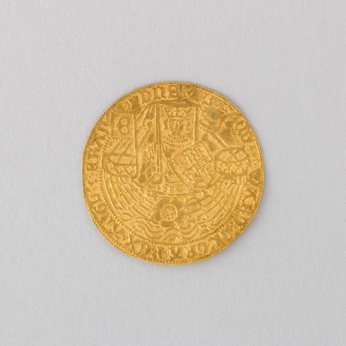 Coin (Noble, Rose) Showing Edward IV — Unknown