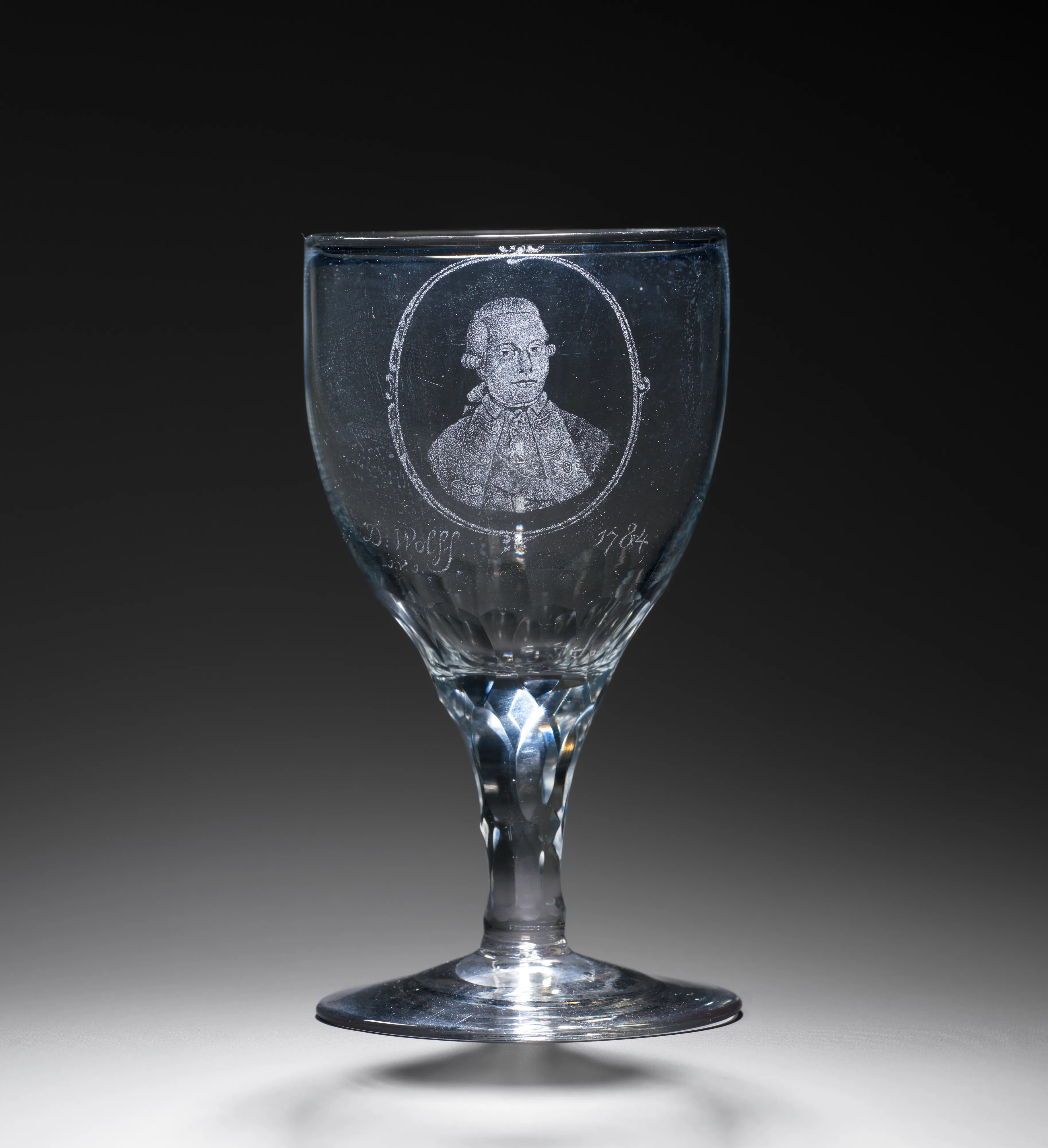 Wineglass with William V of Orange — David Wolff