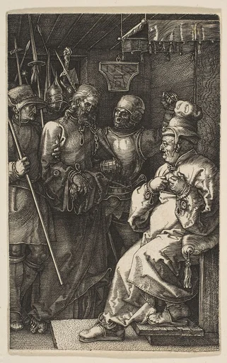 Christ before Caiaphas, from "The Passion"