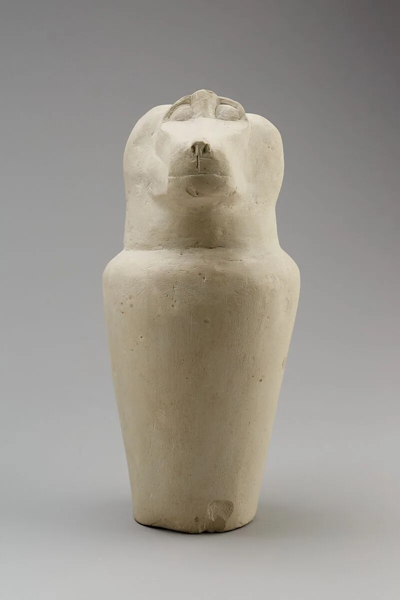 Dummy canopic jar with baboon head (Hapy) — Unknown