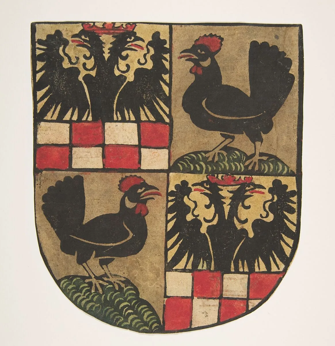 Arms of the Counts of Botenlauben — Anonymous, German, Thuringia, 15th century