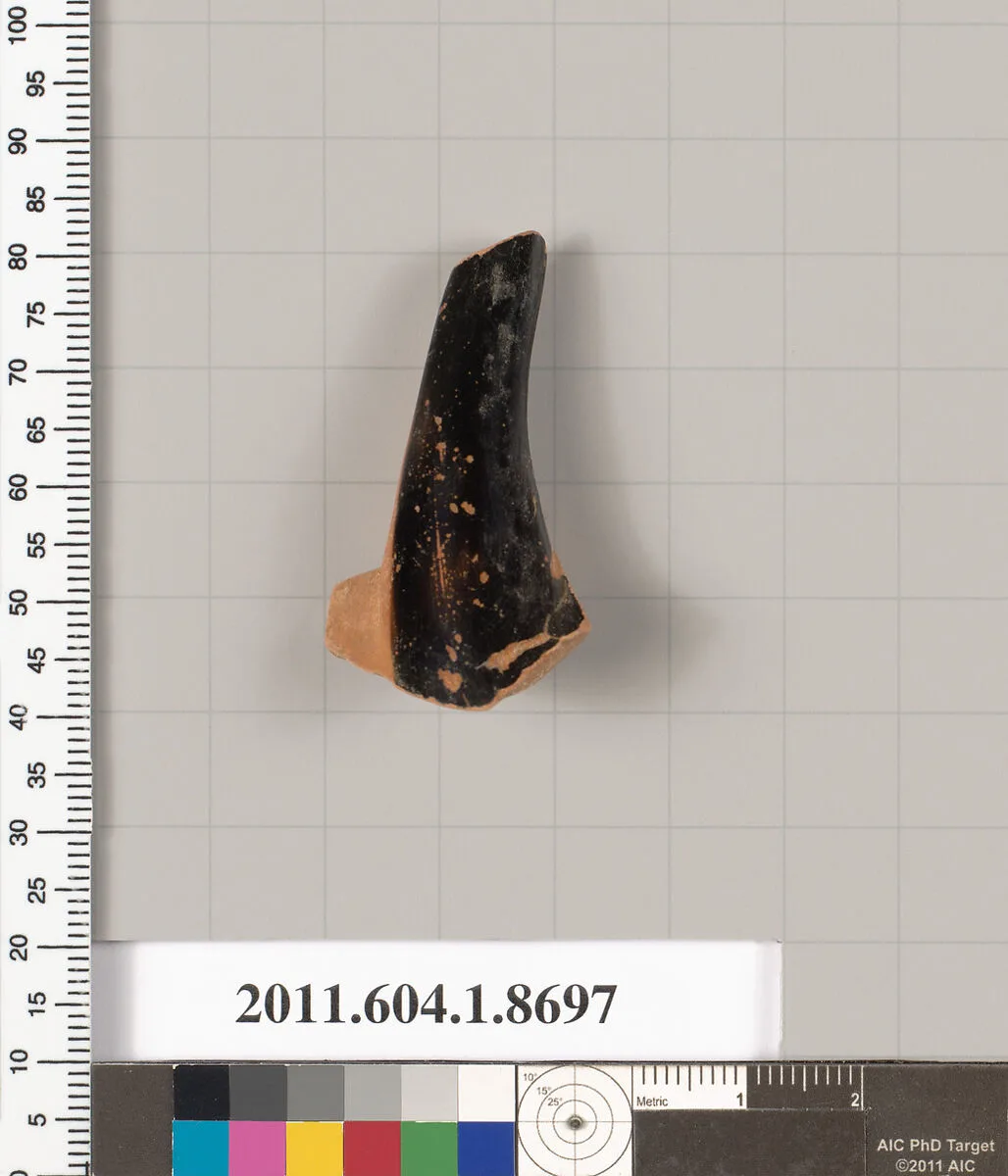 Terracotta fragment of a stemless kylix (drinking cup) — Unknown