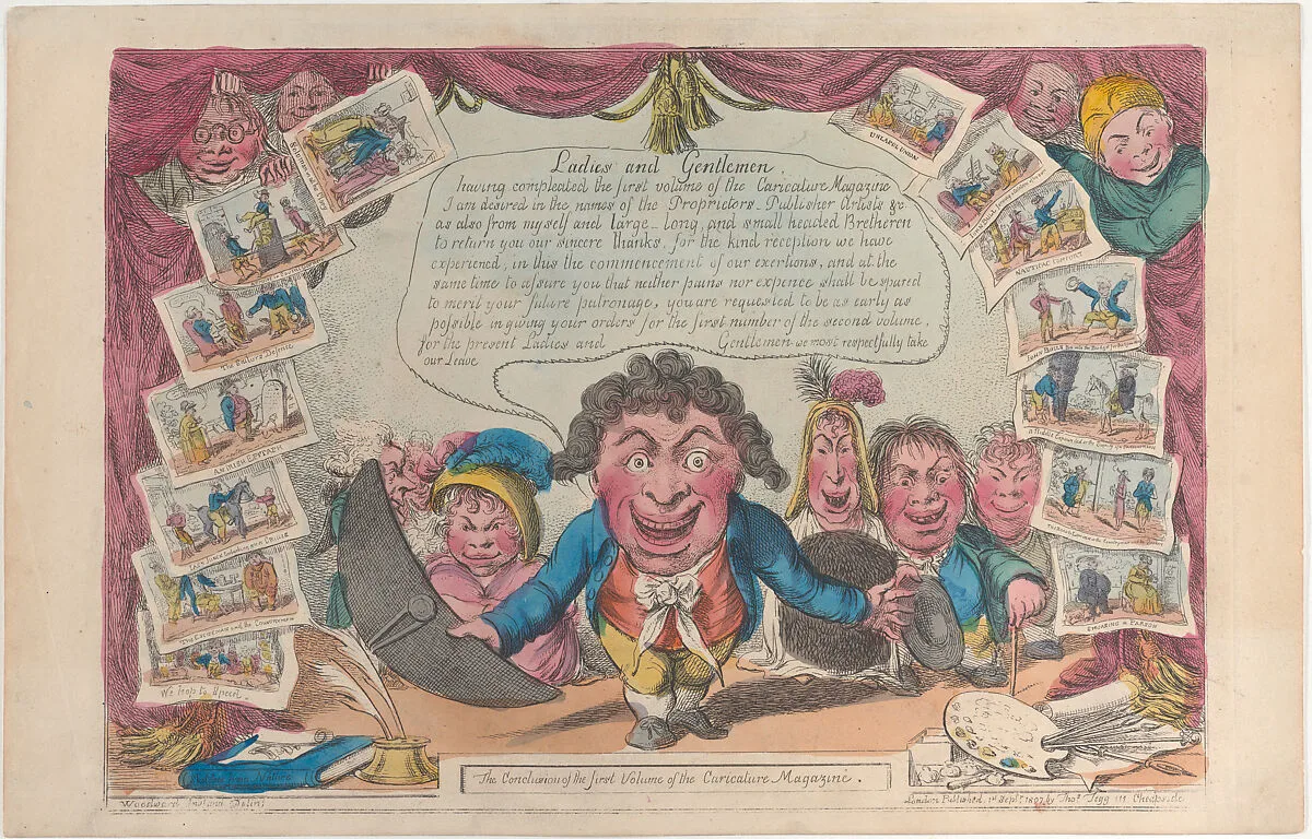 The Conclusion of the first Volume of the Caricature Magazine — Charles Williams|Thomas Tegg|George Murgatroyd Woodward