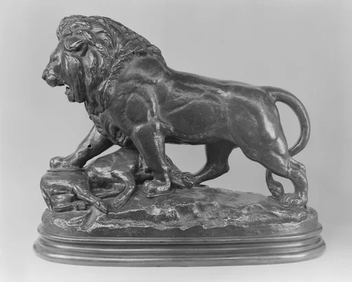 Lion with Boar